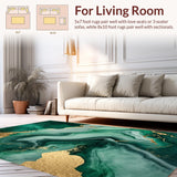 Elegant Swirled Glitter Design(Green)