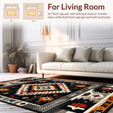 Artful Southwestern Textile Illustration(Black)