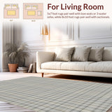 Fresh Urban Abstract Checkered Look(Beige)