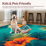 Contemporary Blue Botanical Fusion(Blue)