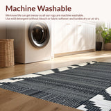 Lively Retro Striped Decor Style(Black)