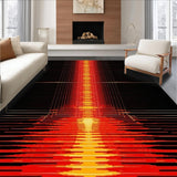 Energetic Modern Lava Texture Visual(Red)