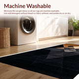 Ultra Soft Area Rug, Non Slip, Stain Resistant, Washable Area Rugs for Living Room, Bedroom, Rustic Earthy Abstract Texture(Brown)