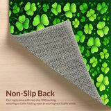 Whimsical Clover Patterned Decor(Green)
