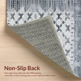 Vibrant Modern Grey Ogee Design(Gray)