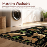 Elegant Earthy Leaf Motif(Black)