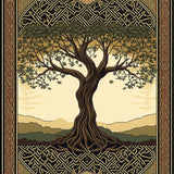Ultra Soft Area Rug, Non Slip, Stain Resistant, Washable Area Rugs for Living Room, Bedroom, Elegant Gold and Brown Harmony(Brown)