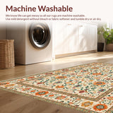 Contemporary Warm Floral Fusion(Beige)