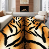 Ultra Soft Area Rug, Non Slip, Stain Resistant, Washable Area Rugs for Living Room, Bedroom, Luxury Tiger Skin Meditation Space Area Rug(Brown)