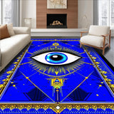 Bold Graphic Welcome Floor(Blue)