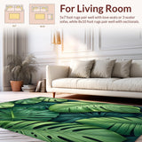 Lush Tropical Leaf Aesthetic(Green)