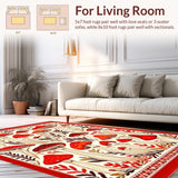 Lively Nature inspired Bath Decor(Red)