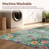 Sage Green Vintage Tiled Motif(Green)