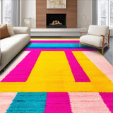 Vibrant Playful Patchwork Design(Pink)