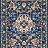 Graceful Low Pile Patterned Beauty(Blue)