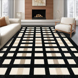 Contemporary Neutral Tiled(Black)