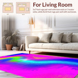 Bold Fluid Expressionist Motif(Blue)