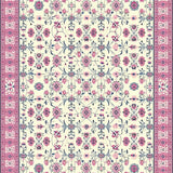 Contemporary Elegant Lattice Design(Ivory)