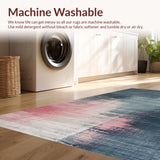 Ultra Soft Area Rug, Non Slip, Stain Resistant, Washable Area Rugs for Living Room, Bedroom, Chic Boho-Inspired Washable Microfiber Décor Piece With Non-Slip Base(Gray)