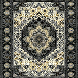 Contemporary Abstract Circular Art(Black)