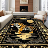 Elegant Golden Tiger Imagery(Black)