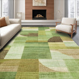 Ultra Soft Area Rug, Non Slip, Stain Resistant, Washable Area Rugs for Living Room, Bedroom, Subtle Octopus Print Rug(Green)