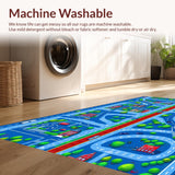 Vibrant Cityscape Road Map(Blue)