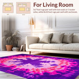 Lively Glittery Tie Dye Fantasy(Purple)