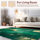 Artistic Subtle Linear Motif(Green)