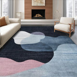 Ultra Soft Area Rug, Non Slip, Stain Resistant, Washable Area Rugs for Living Room, Bedroom, Stylish Bow Bath Rug - Artistic Decorative Accent for Home Decor(Black)