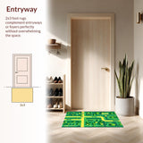 Bright Green Urban Exploration Motif(Green)