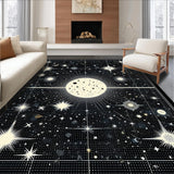 Chic Abstract Space Infusion(Black)