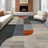 Ultra Soft Area Rug, Non Slip, Stain Resistant, Washable Area Rugs for Living Room, Bedroom, Neutral Brown Slate Bathroom Rustic Handwoven Carpet(Beige)