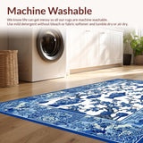 Charming Traditional Floral Trellis Style(Blue)