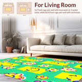 Charming Iridescent Flower Motif(Yellow)