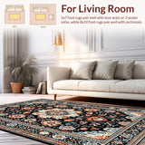 Striking Dark Floral Artistry(Black)