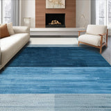 Ultra Soft Area Rug, Non Slip, Stain Resistant, Washable Area Rugs for Living Room, Bedroom, Trendy Cozy Shaggy Aesthetic(Blue)