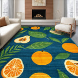 Whimsical Nature Inspired Round Design(Blue)