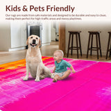 Charming Multicolored Abstract Design(Pink)