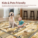 Vibrant Safari Scene for Playtime(Beige)