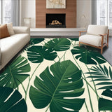 Vibrant Green Botanical Motif(Green)