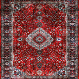 Elegant Transitional Floral Motif(Red)