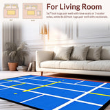 Charming Bright Tiled Arrangement(Blue)