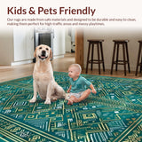 Chic Multicolored Striped Design(Blue)