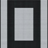 Ultra Soft Area Rug, Non Slip, Stain Resistant, Washable Area Rugs for Living Room, Bedroom, Sleek Abstract Patterned Composition(Black)