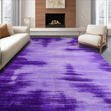 Ultra Soft Area Rug, Non Slip, Stain Resistant, Washable Area Rugs for Living Room, Bedroom, Funky Playful Gradient Design(Purple)