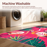 Lively Floral Duo Decorative Design(Pink)