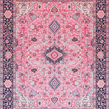 Ultra Soft Area Rug, Non Slip, Stain Resistant, Washable Area Rugs for Living Room, Bedroom, Traditional Hand Tufted Bedroom Area Carpet(Pink)