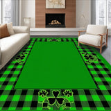 Modern Rustic Shamrock Artistry(Green)