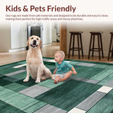 Elegant Geometric Forest Green(Green)